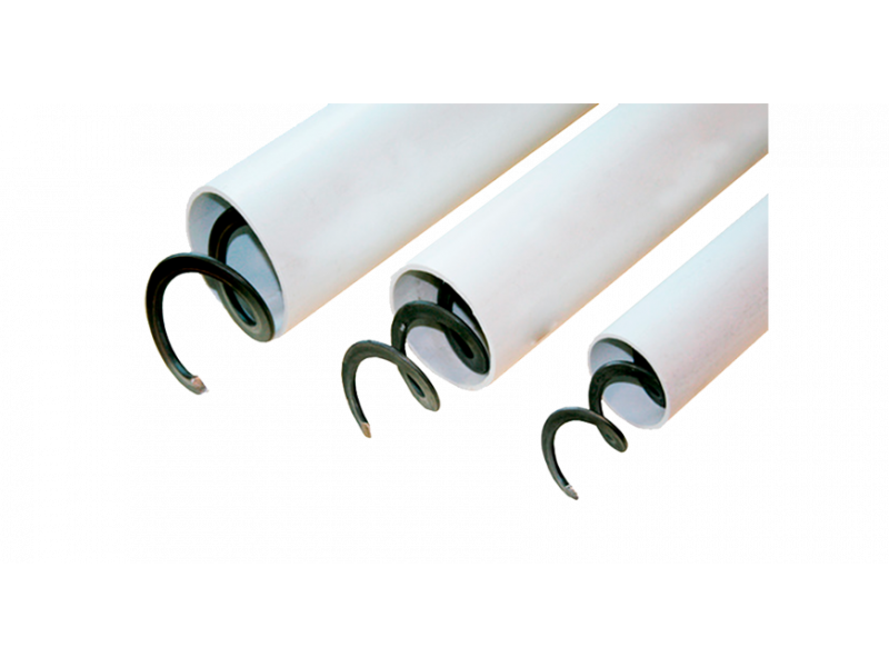 Tubo de PVC con espiral Tubo de PVC con espiral